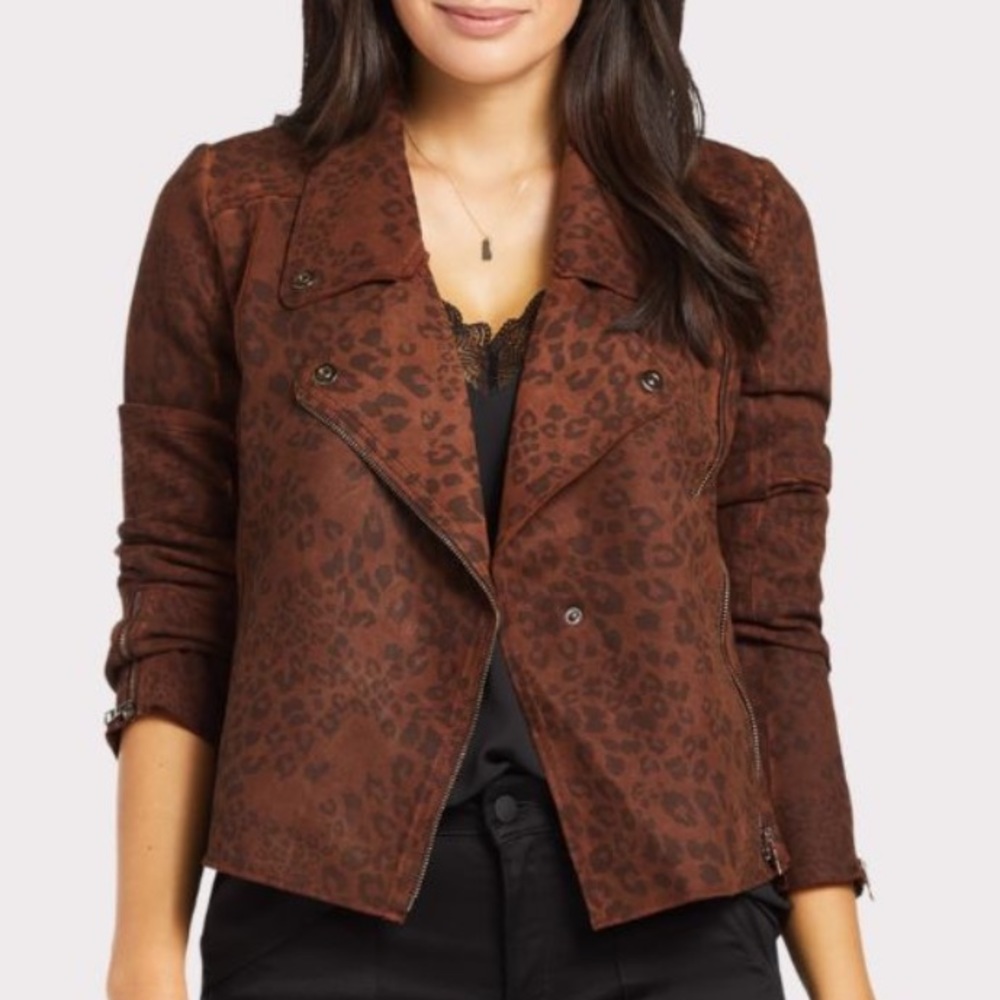 Marrakech Leopard Moto Jacket
